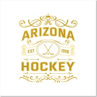 Vintage Arizona Hockey Posters and Art